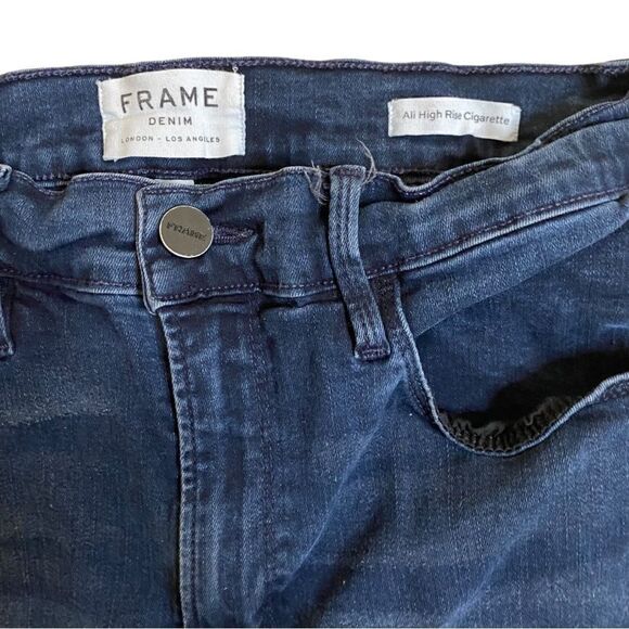 Frame Denim Ali High Rise Cigarette Jeans Sz 29 - Picture 5 of 7